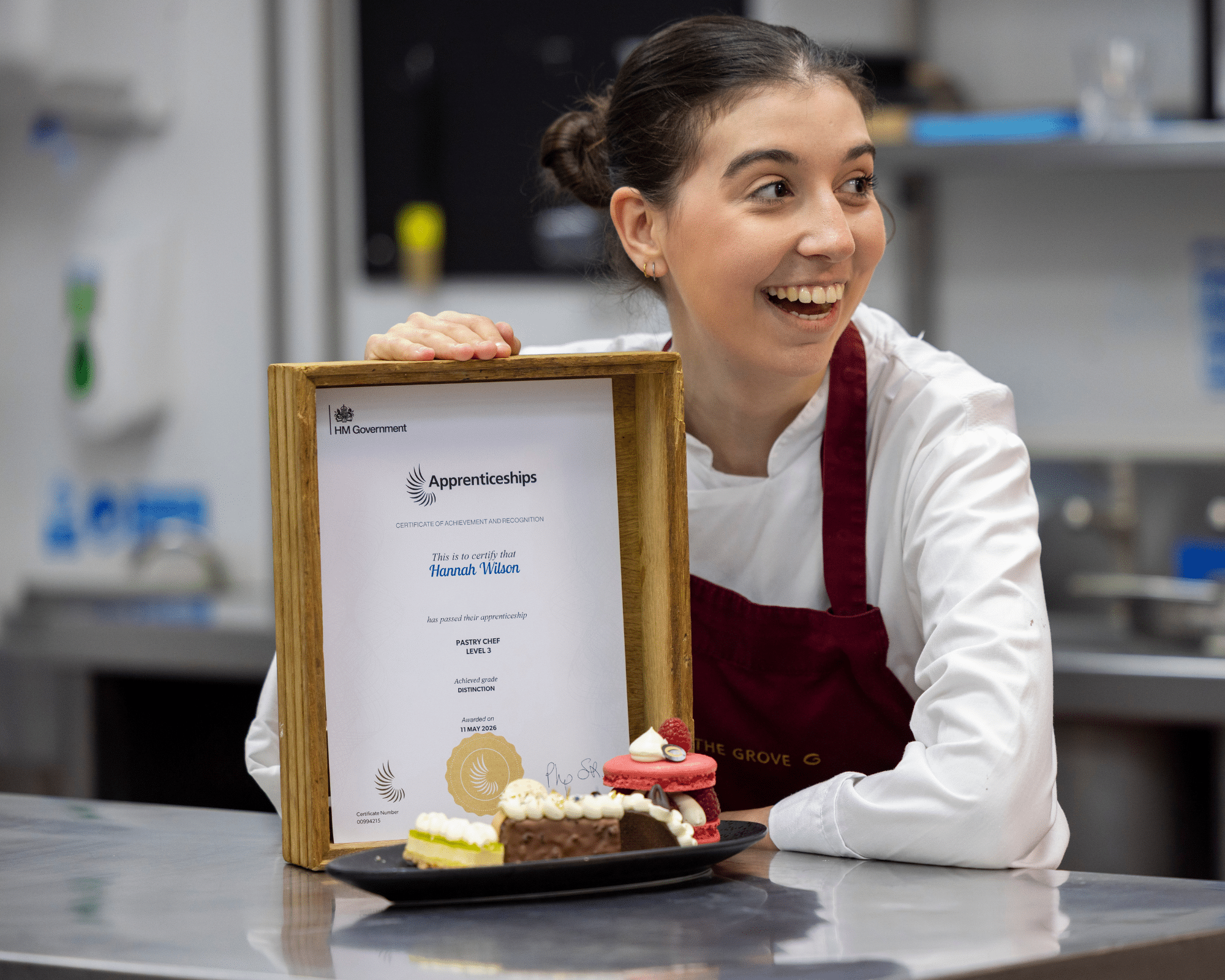 Hannah Wilson – Pastry Chef at The Grove Hotel